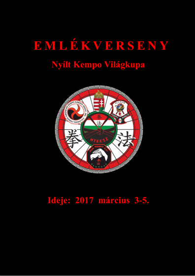 XV. Emlékverseny Nyílt Kempo Világkupa