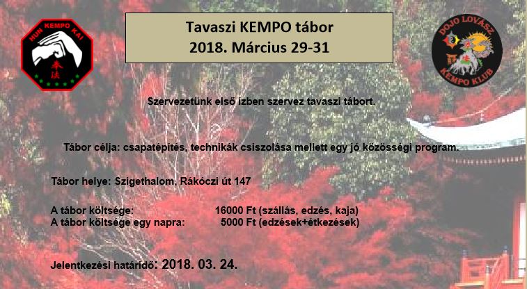 2018 Tavaszi edzőtábor